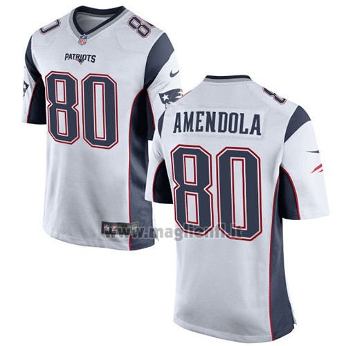 Maglia NFL Game Bambino New England Patriots Amendola Bianco